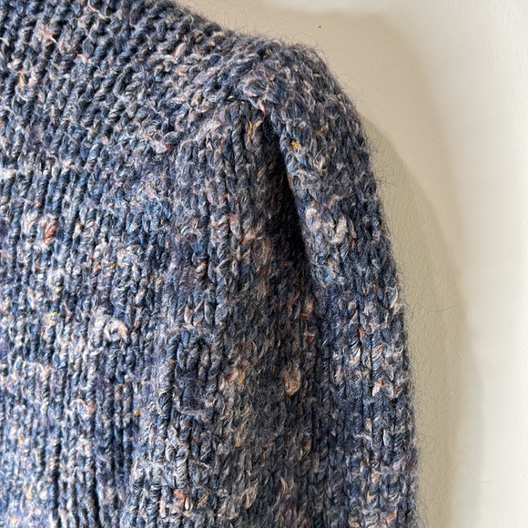 MADEWELL Pleat Shoulder Pullover Wool Blend Sweater Size Medium - Picture 13 of 16